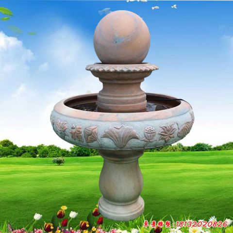 广场石雕风水球