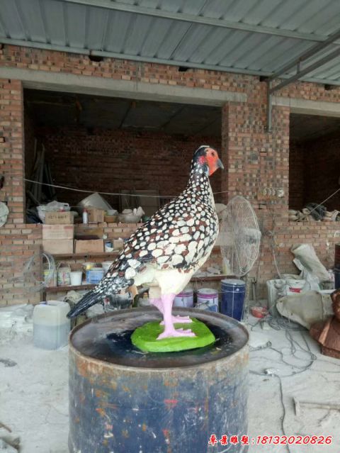 石雕动物鸟雕塑