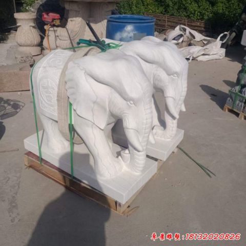 广场大象招财雕塑