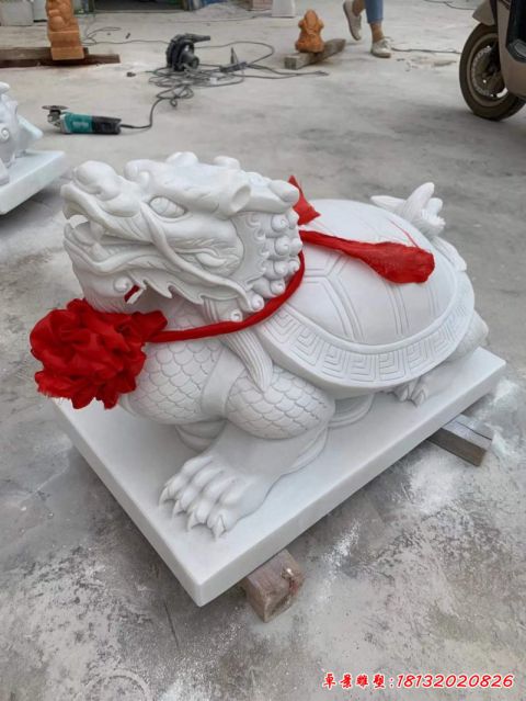 商场龙龟石雕