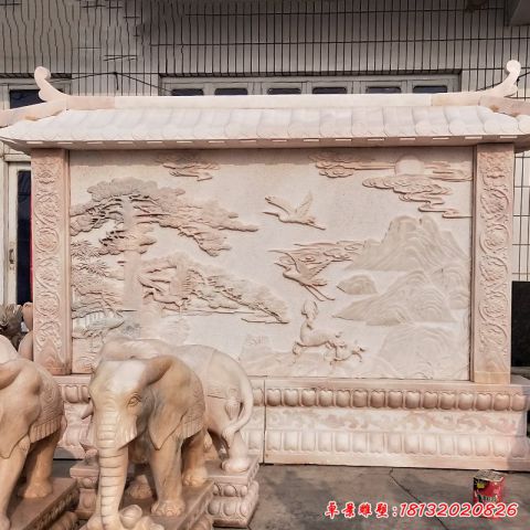 户外壁画石雕