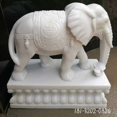酒店小象动物石雕