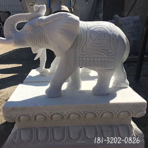 动物大象仿古石雕