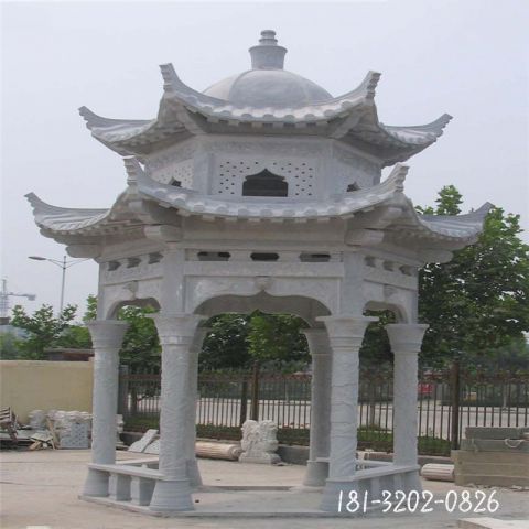 古建筑双层凉亭