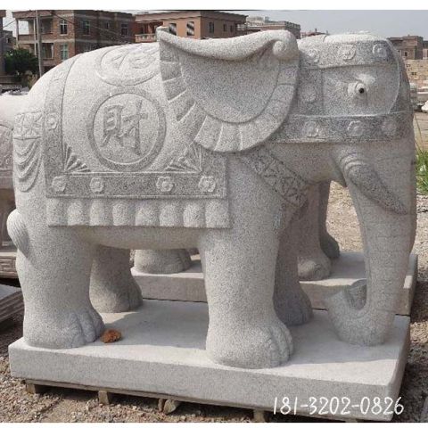 仿古动物石雕大象