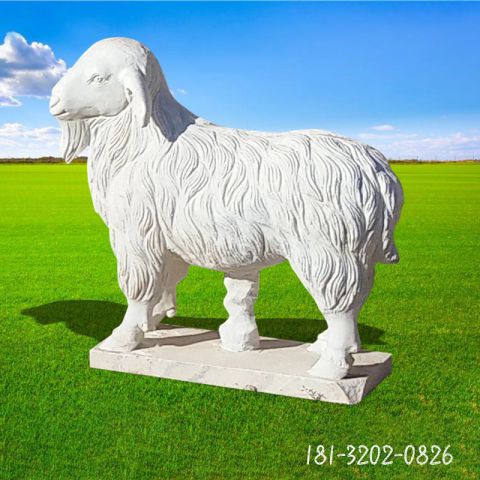 动物石雕羊雕塑