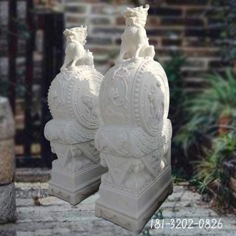 庭院抱鼓石貔貅