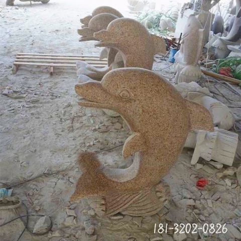 海豚动物公园石雕