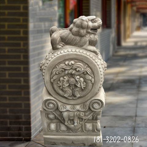 门墩狮子雕塑