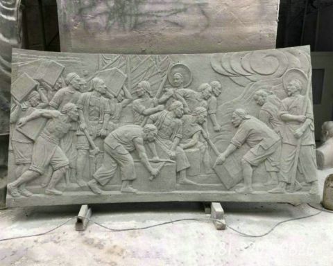 大理石壁画人物雕塑