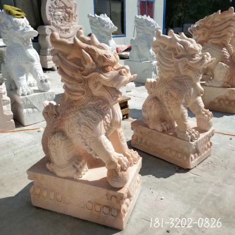 神兽麒麟动物雕塑