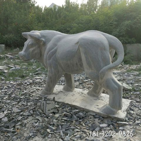 石雕动物牛雕塑