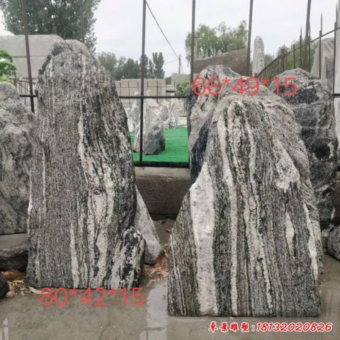 户外风景石雕塑