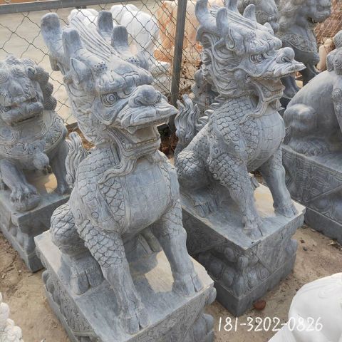 瑞兽麒麟动物石雕