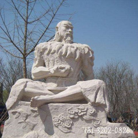 伏羲人物石雕