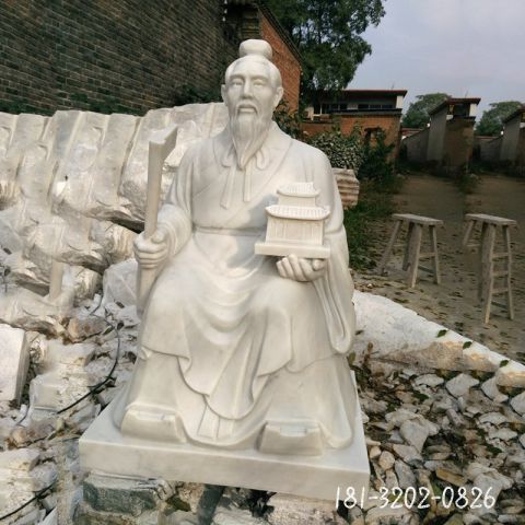 鲁班石雕人物雕塑