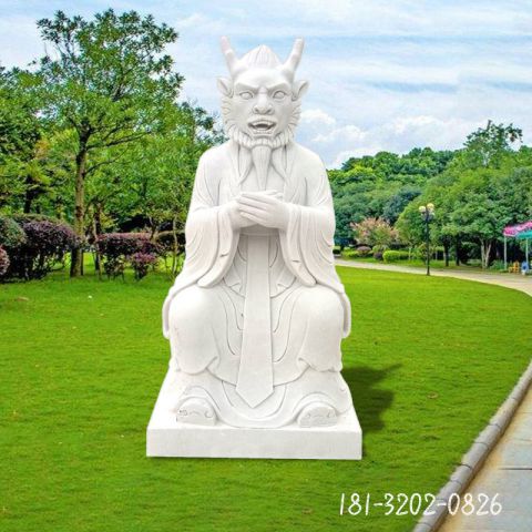 十二生肖兽首人身石雕