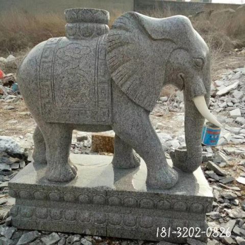 吉祥动物大象雕塑