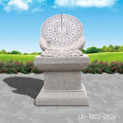 古代时间日晷石雕