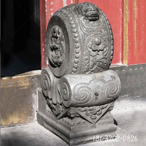 寺庙抱鼓石雕塑