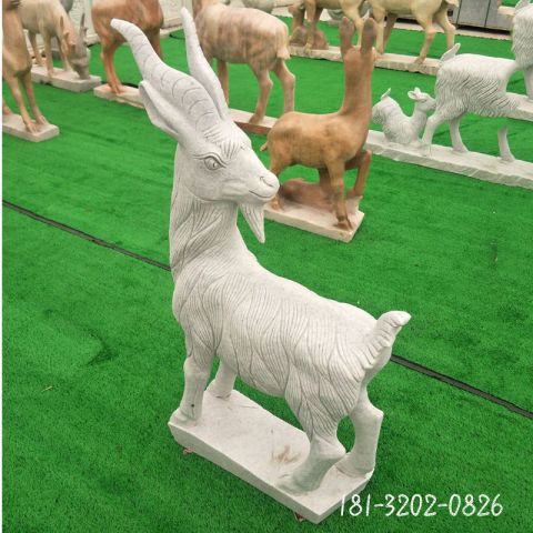 园林动物羊雕塑