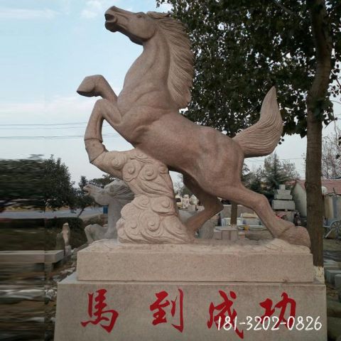动物马石雕