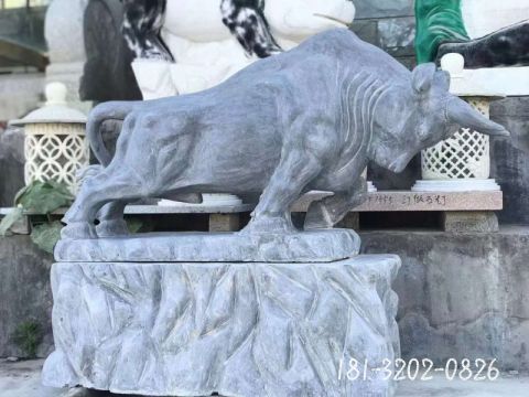大理石动物牛雕塑