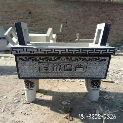 方形香炉景观石雕