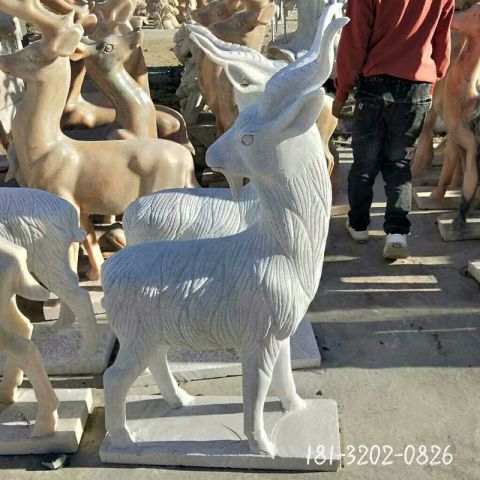 公园动物石雕羊雕塑