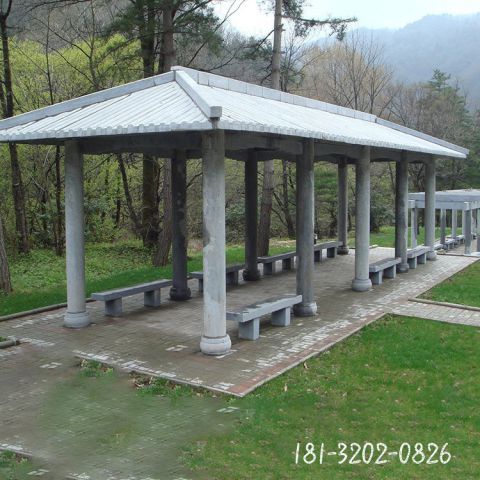 园林长廊景观石雕