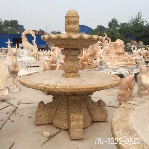 花岗岩喷泉石雕