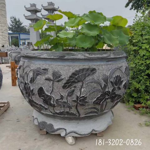 庭院花盆雕塑
