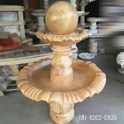 双层景观风水球石雕