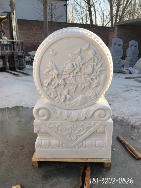 庭院抱鼓石景观