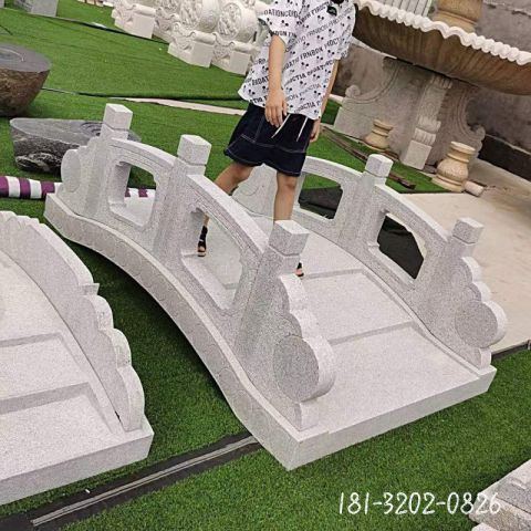 户外石雕拱桥雕塑