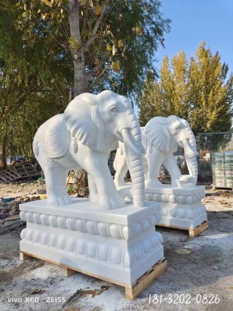 动物大象园林雕塑