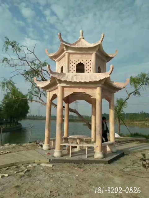 庭院镂空建筑凉亭