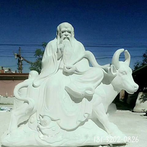 古代老子人物石雕