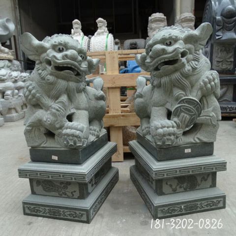 青石南方狮子雕塑