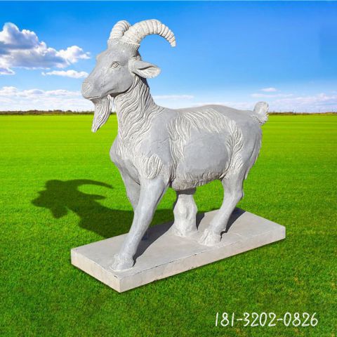 园林动物绵羊石雕