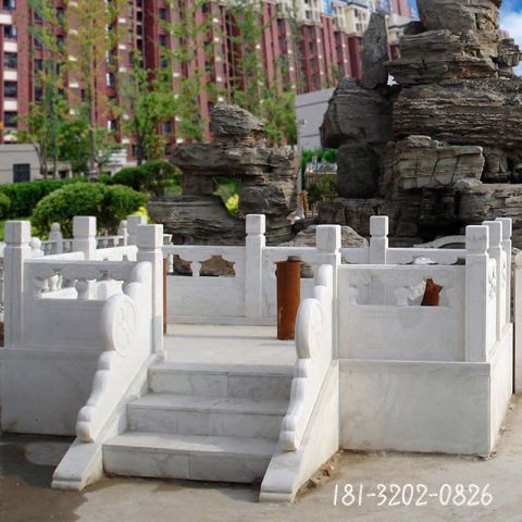 升旗台汉白玉景观石雕