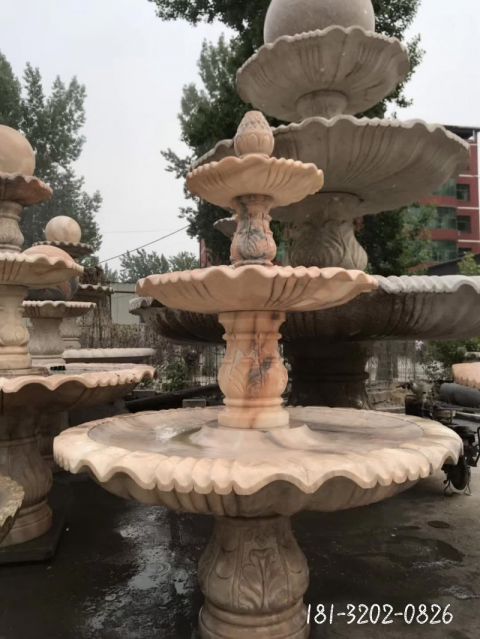 广场景观双层风水球石雕