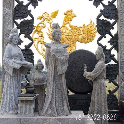 武则天古代人物石雕