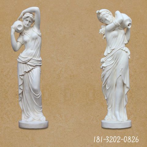 广场西方天使人物雕塑