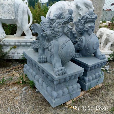 仿古神兽貔貅石雕