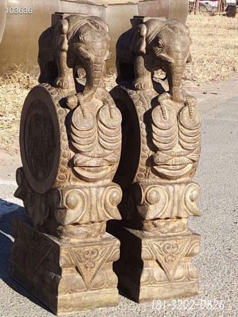 石雕抱鼓石园林雕塑