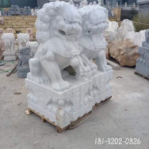 石雕神兽动物狮子雕塑