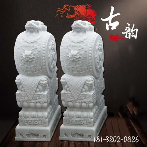 仿古抱鼓石景观雕塑