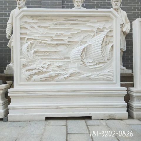 仿古广场影壁雕塑