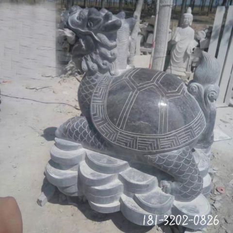 石雕神兽龙龟动物雕塑